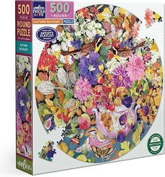 Eeboo - Okrągłe puzzle Jesień Bukiet - Puzzle