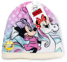 Czapka dla dziewczynki Disney Myszka Minnie zimowa