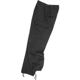 Mil-Tec męskie Us Bdu R/S czarne spodnie, czarne,