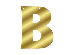 Baner Personalizowany łączony - litera B