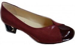 Wycofany z oferty Czółenko bordo obcas 3,5 cm