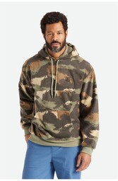 bluza BRIXTON - Blanket Fleece Hood Brushed Camo