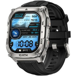 KOSPET Smartwatch Tank M4 Srebrny Zyskaj