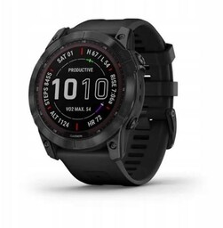 Smartwatch Sportowy Garmin Fenix 7X Black Titanium