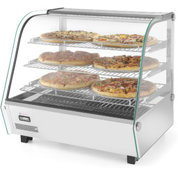 Witryna grzewcza nastawna ekspozycyjna 3 półki 120L Hendi