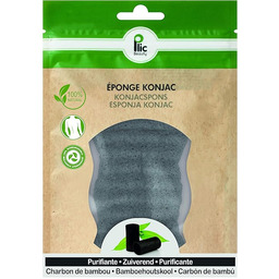 Konjac PLIC gąbka do ciała z węglem bambusowym