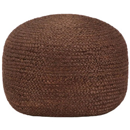 Edinos Okrągła brązowa pufa wypoczynkowa K7-A54
