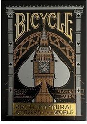 Karty Bicycle Architectural Wonders 55 Kart Poker USA