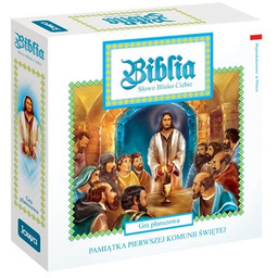 Biblia Pamiątka I Komunii Świętej gra planszowa Jawa