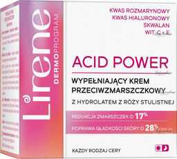 Lirene - ACID POWER - Wypełniająco-przeciwzmarszczkowy krem