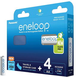 Panasonic Eneloop BK-3MCDEC4BE - 4x akumulator AA 2000mAh,