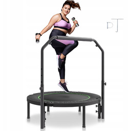 Trampolina mocna fitness z regulowanym uchwytem 104,5 cm