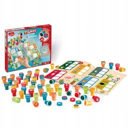 Kreatywne Stempelki Dla Dzieci Pieczątki Literki i Zwierzęta,