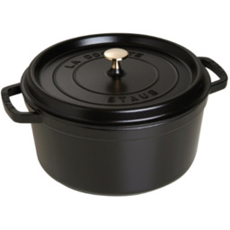 Zwilling Garnek żeliwny okrągły STAUB 40509-485-0 - czarny