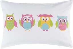 Elbersdrucke Little Owl 04 poduszka, bawełna, kolorowa, 50