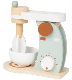 Drewniany blender mikser robot kuchenny z miseczką firma