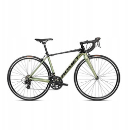 Rower szosowy Romet Huragan 1 50cm czarno-zielony