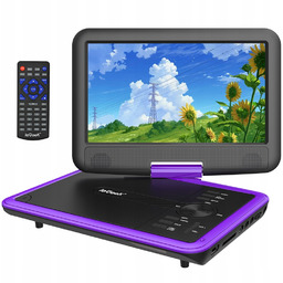 9" LCD Przenośny Odtwarzacz DVD Konsola Gier Video