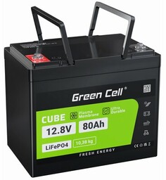 GREEN CELL Akumulator CAV12 80Ah 12.8V