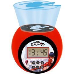 Budzik z projektorem BIEDRONKA Zegar