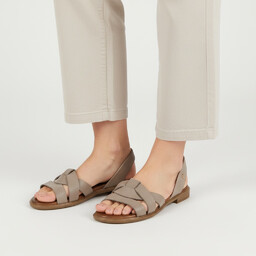 Armodo Sandały damskie, cholewka skóra naturalna pasek zakładany