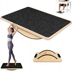 Balance Board Drewniana Do Fitnessu Stabilizacji I Terapii