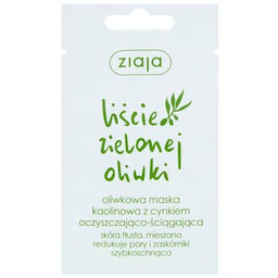 ZIAJA LIŚCIE OLIWKI Maseczka kaolinowa, 7 ml