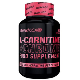 BIOTECH, Spalacze tłuszczowe, L-Carnitine + Chrome For Her,