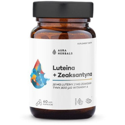 Luteina + Zeaksantyna + Witamina A, Aura Herbals,