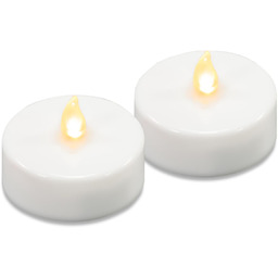 2x ŚWIECZKI PODGRZEWACZ LED BIAŁE BEZPŁOMIENIOWE TEALIGHT