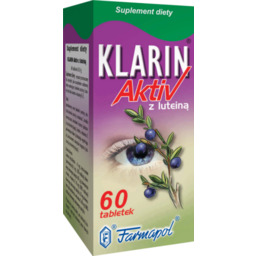 Klarin Aktiv z Luteiną, 60 tabletek