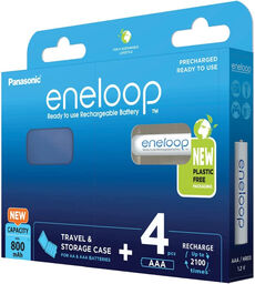 Panasonic Eneloop BK-4MCDEC4BE - 4x akumulator AAA 800mAh,
