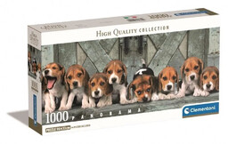Puzzle 1000 Panorama Beagles - Clementoni