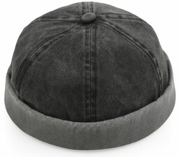 Czapka Dokerka, Czarna, Szara Wiosenno-Letnia, Jesienna, Hipsterska CPAPJNSDASZEKdokerka3cz
