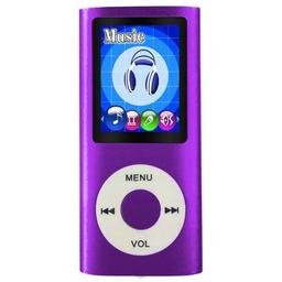 Odtwarzacz MP4 T838 32GB radio głośnik MP3 fiolet