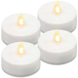 4x ŚWIECZKI PODGRZEWACZ LED BIAŁE BEZPŁOMIENIOWE TEALIGHT
