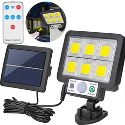 Lampa Solarna Uliczna 120 LED z Czujnikiem Ruchu