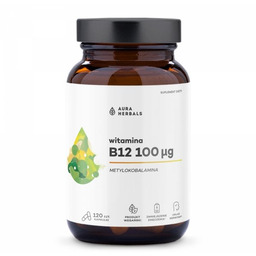 Witamina B12 100 g, metylokobalamina, Aura Herbals, 120
