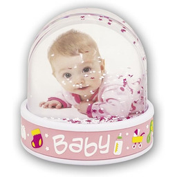 Zep Fotograficzny globus dziecięcy różowy, 10 x 10,5