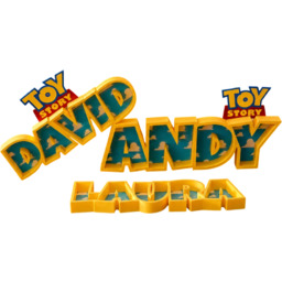 Personalizowany Napis Toy Story Chmurki Dekoracja