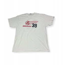 Koszulka męska biała Port Company Volleyball 39 XL