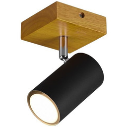 Kinkiet nowoczesny drewno metal 1xGU10 MARLEY 812400132 -