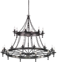 Żyrandol WARWICK WR18 GRAPHITE Elstead