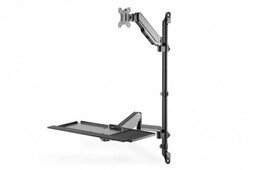 DIGITUS RAMIĘ NAŚCIENNE POJEDYNCZE LCD+KLAWIATURA MAX.32" MAX. 8KG