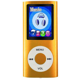 Odtwarzacz MP4 T838 32GB radio głośnik MP3 żółty