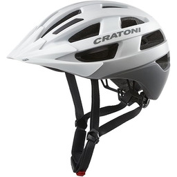 Kask rowerowy CRATONI unisex-dla dorosłych, biały matowy, 56-60