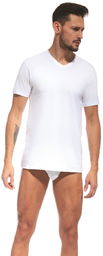 Koszulka męska Cornette Authentic 201 biała