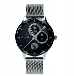 Smartwatch Garett Viva Srebrny Stalowy