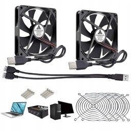 Wentylator Chłodzący Do Laptopa, Komputera, Podwozie Usb 1500OBR./MIN