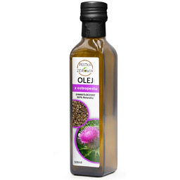 OLEJ Z OSTROPESTU 500ml Źródło Sylimaryny Wątroba Oczyszczanie